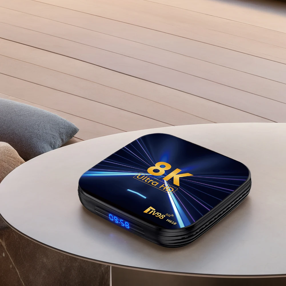 Android 14 Smart TV Box 8K HD Медиаплеер Телеприставка Android Box с пультом дистанционного управления