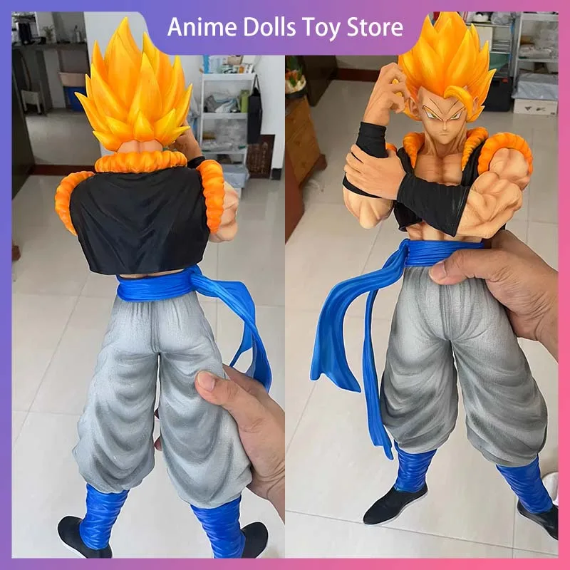 

Dragon Ball Vegeta Gogeta 50cm Action Figure JT2% Anime Cartoon PVC Modle Statue Toy Room Desktop Decor Collection Festival Gift