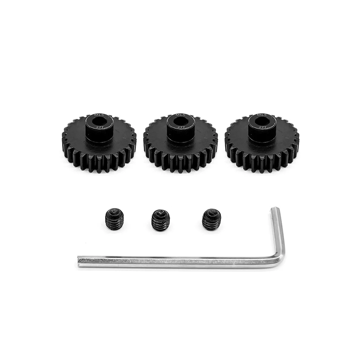 Remote Control Car Gear M1.5 Modulus 8.0 Inner Hole Chrome Steel 11-30T Motor Gear 3 Sets Including Machine Meter,28T