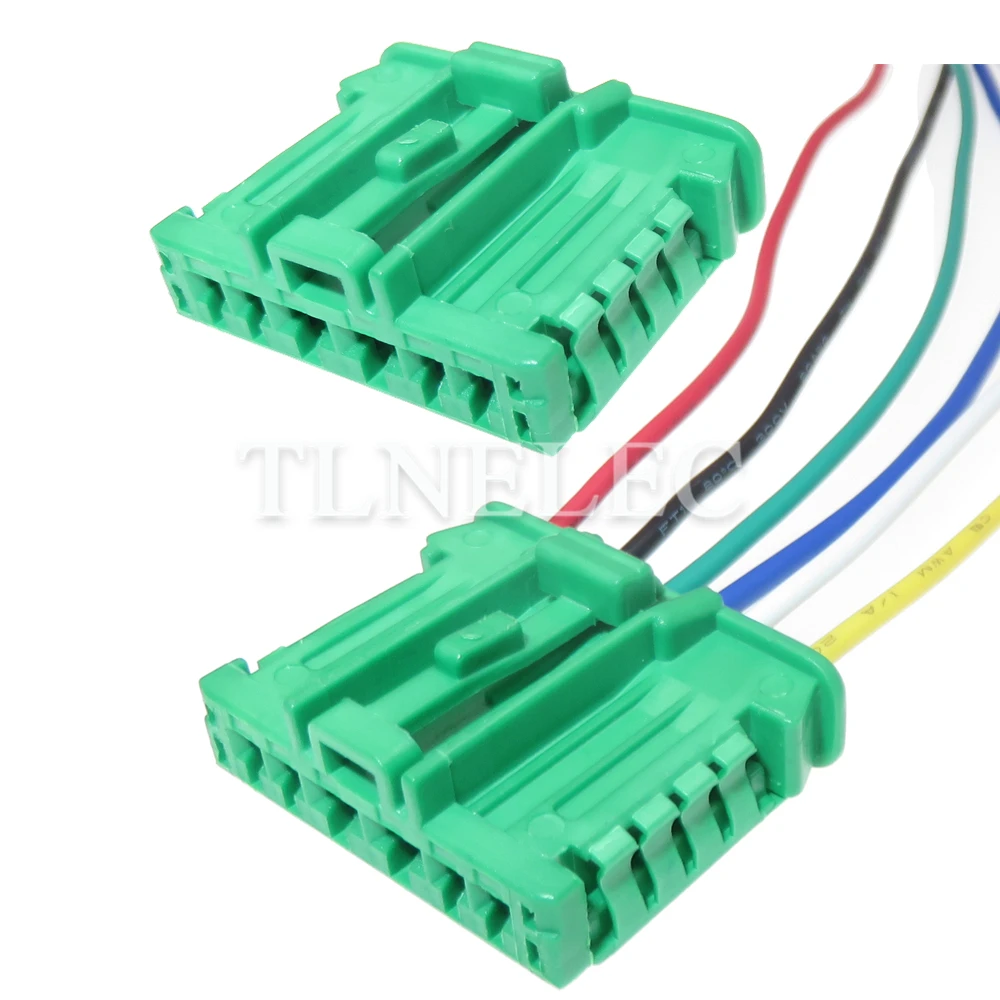 6 Pin Way Auto Wiring Terminal Connector with Wires Automobile Rear Taillight Electrical Sockets For Citroen 98821-1065