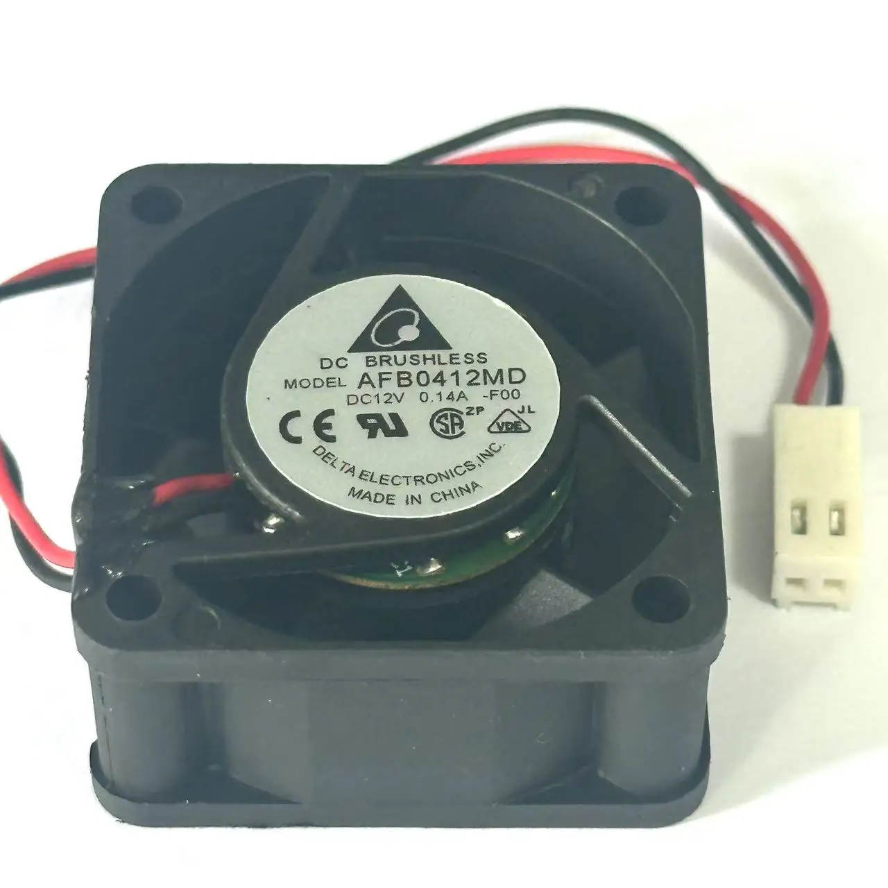 

Delta Electronics AFB0412MD F00 DC 12V 0.14A 40x40x20mm Server Cooling Fan