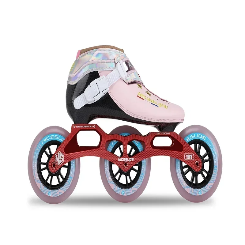 2026/Wholesale High Quality Carbon Fiber Adult Professional Senior Inline Speed Skates Flashing Roller