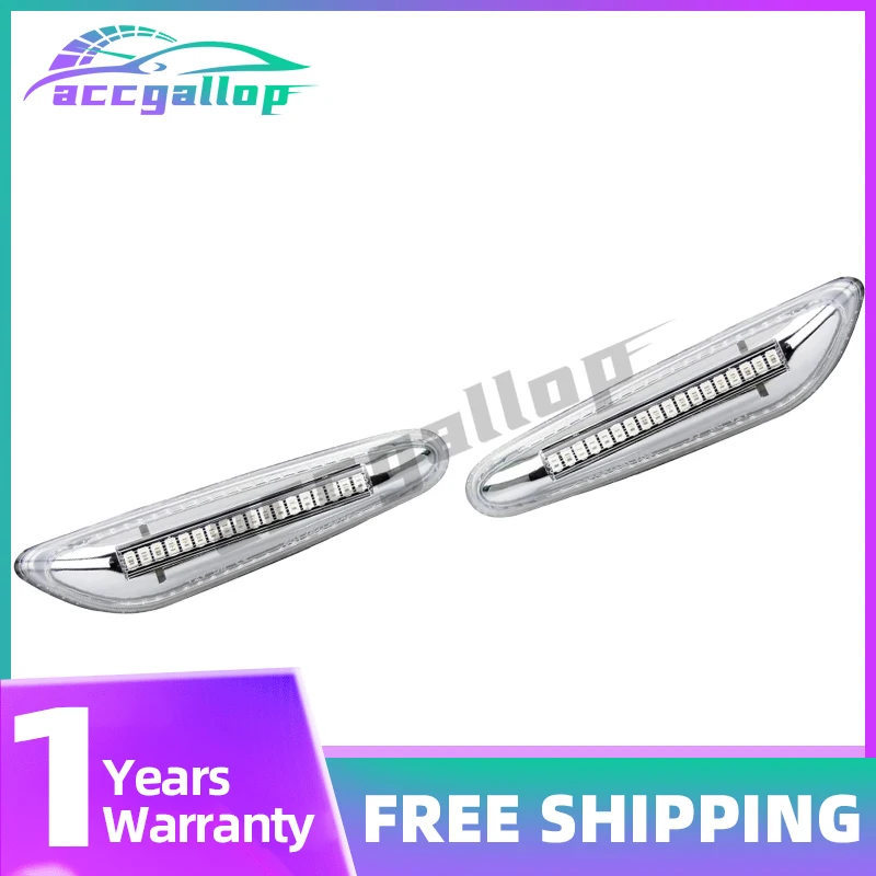 

Sequential Flashing LED Turn Signal Side Marker Light For BMW E60 E61 E90 E91 E87 E81 E83 E84 E88 E92 E93 E82 E46 1 3 5 series