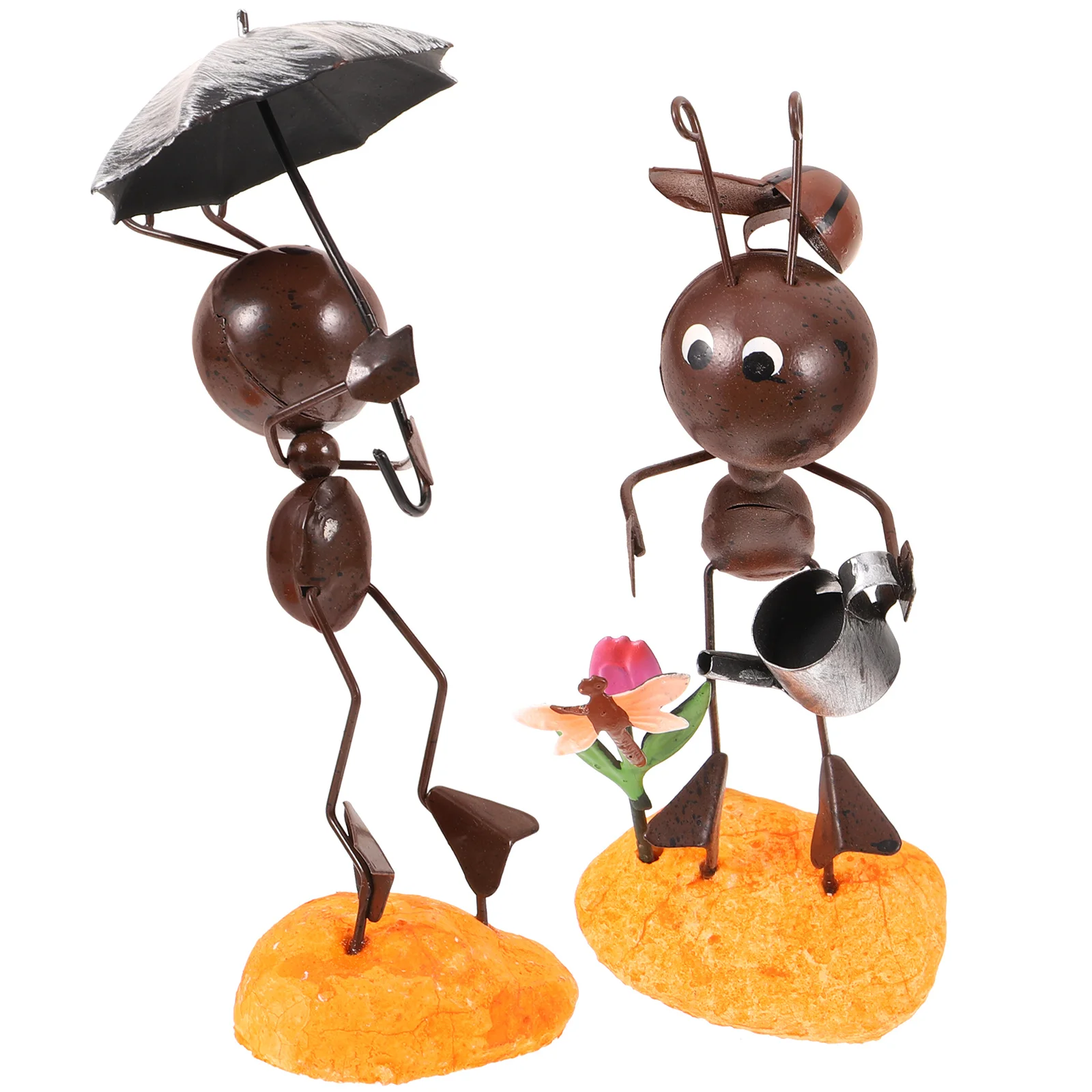 

2pcs Iron Beetle Iron H Cute Rural Style Home Decor Living Room Bedroom Car Accessories Gifts