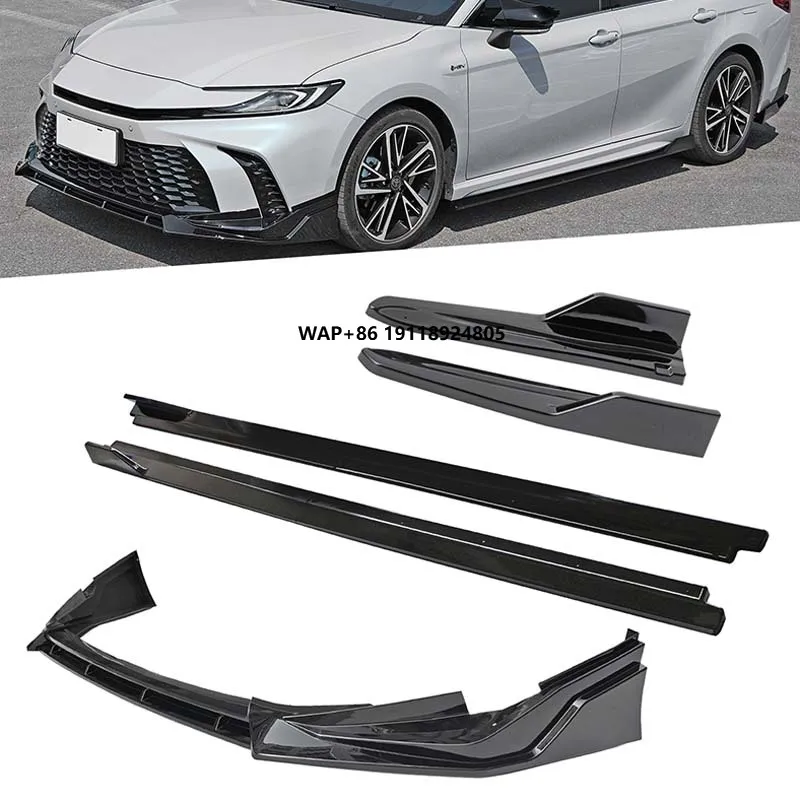 الجملة الملحقات الخارجية طقم هيكل السيارة لكامري 2024-2025 الشفاه الأمامية التنانير الجانبية الزاوية الخلفية #1