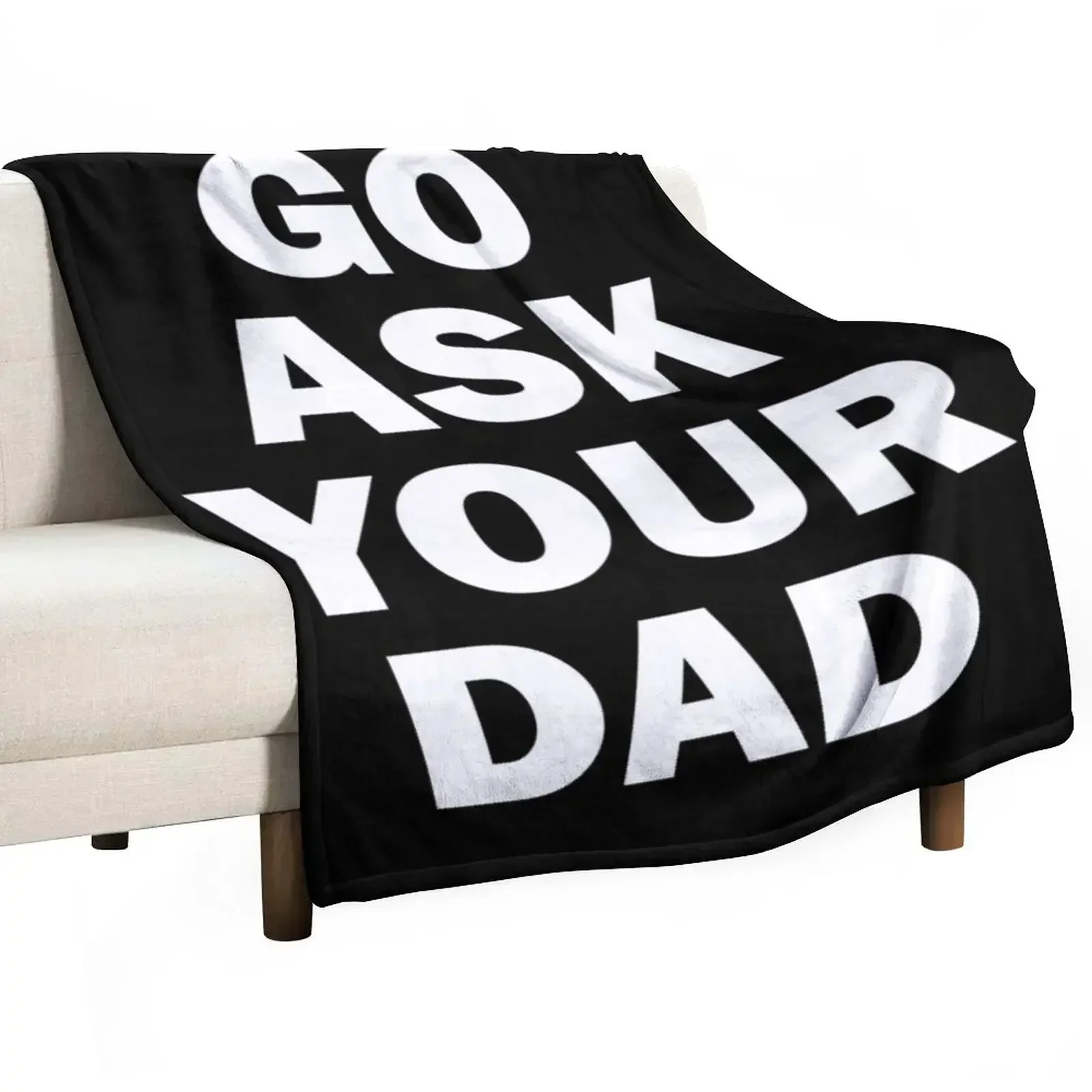 

Go Ask Your Dad Throw Blanket Thin cosplay anime Soft Blankets