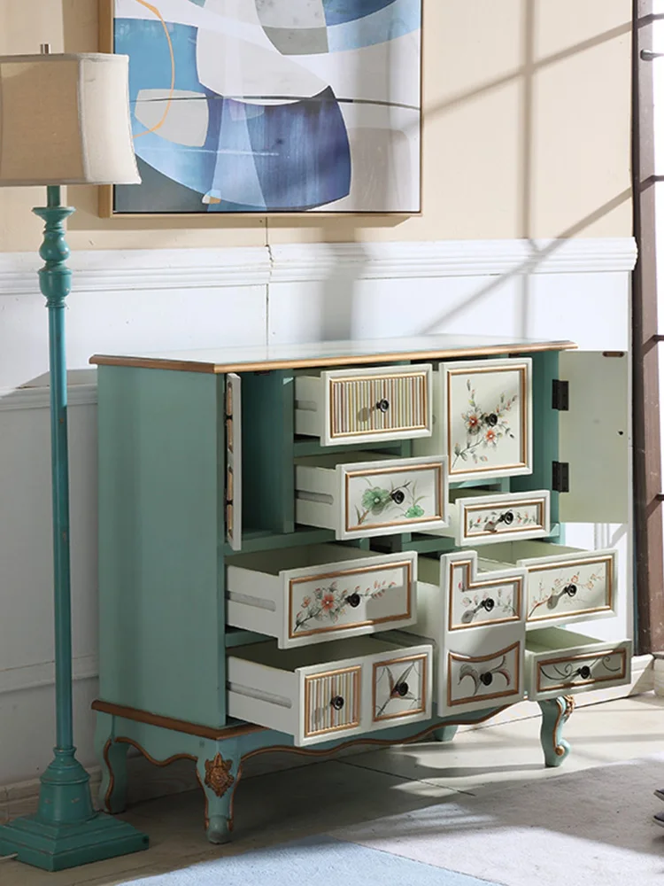 Hot Sale Multi-color Combination Drawer Cabinet Living Room Locker Practical Wardrobe Cabinet Smart Living Room Storage