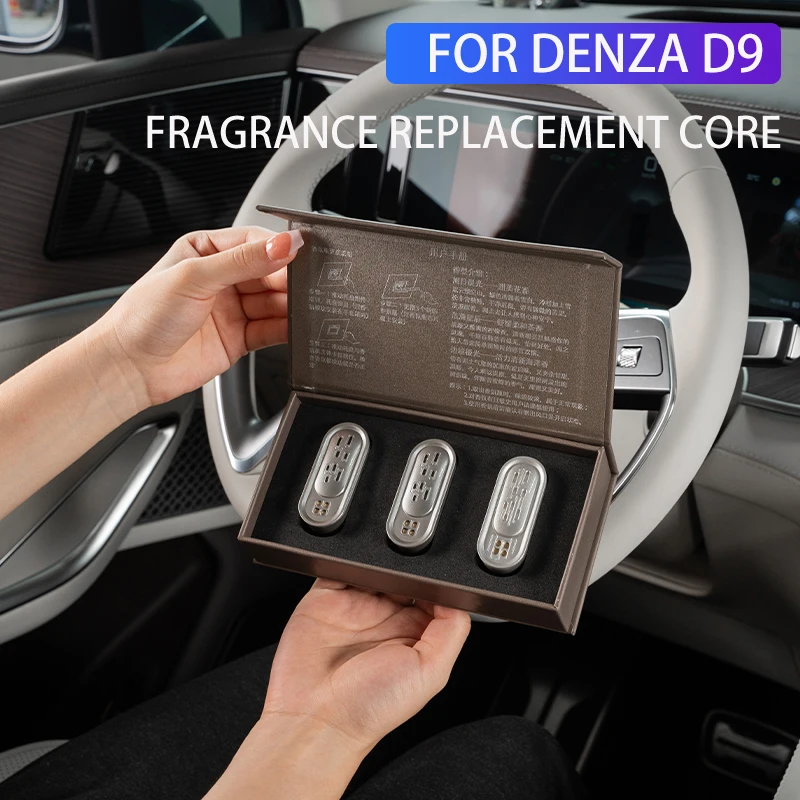 Car Fragrance for DENZA D9 N9 Original Vehicle Fragrance Replacement Set Fresh Air Car Interior Accessories