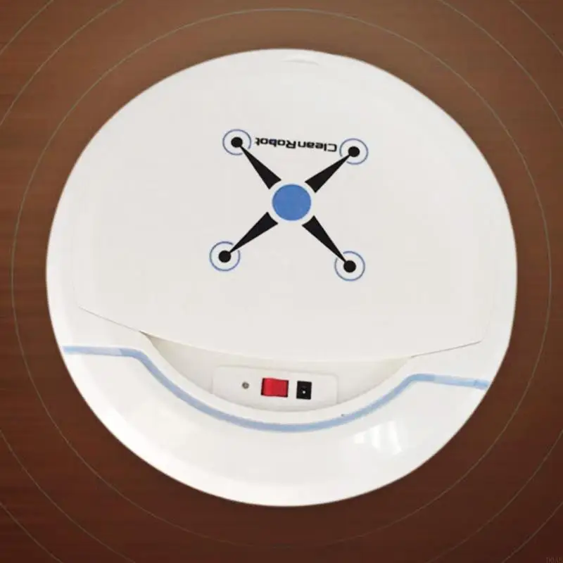 D0AB Mini Mute Robot Aspirateur 2,76 pouces Super mince avec une boîte à poussière capacité USB rechargeable pour une