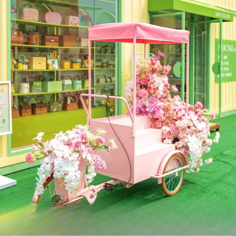 

Activity decoration arrangement float mobile tricycle