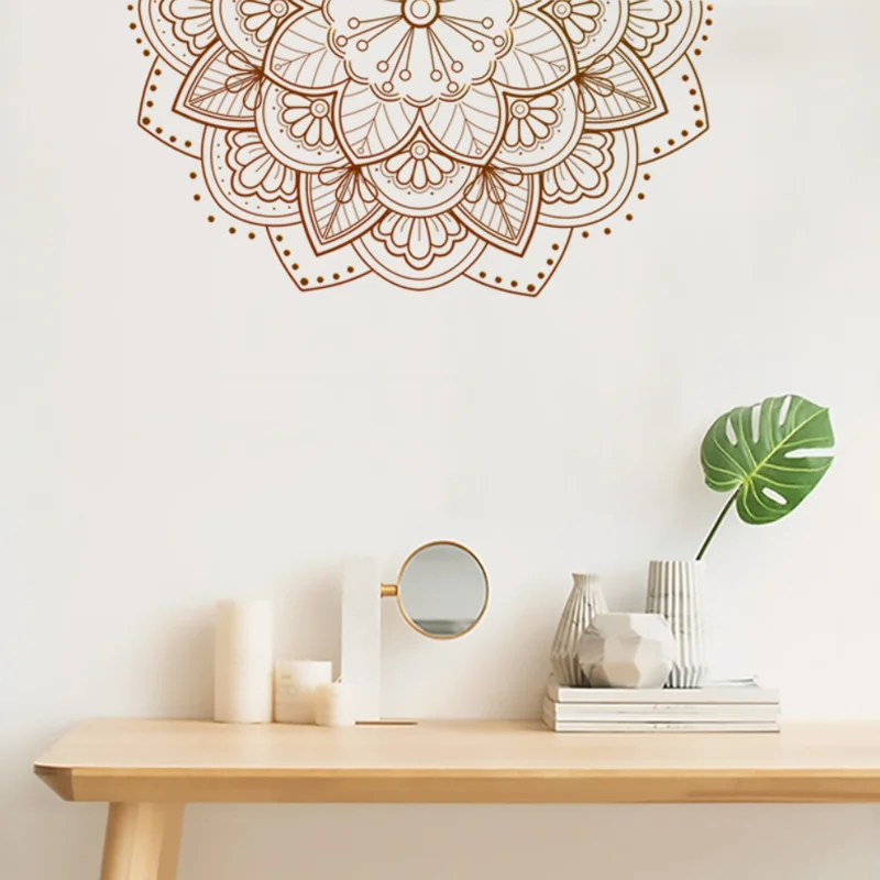 Lotus Flower Wall Sticker Cartoon Children's Bedroom Background Decoration Kindergarten Classroom Stickers Waterproof Removable