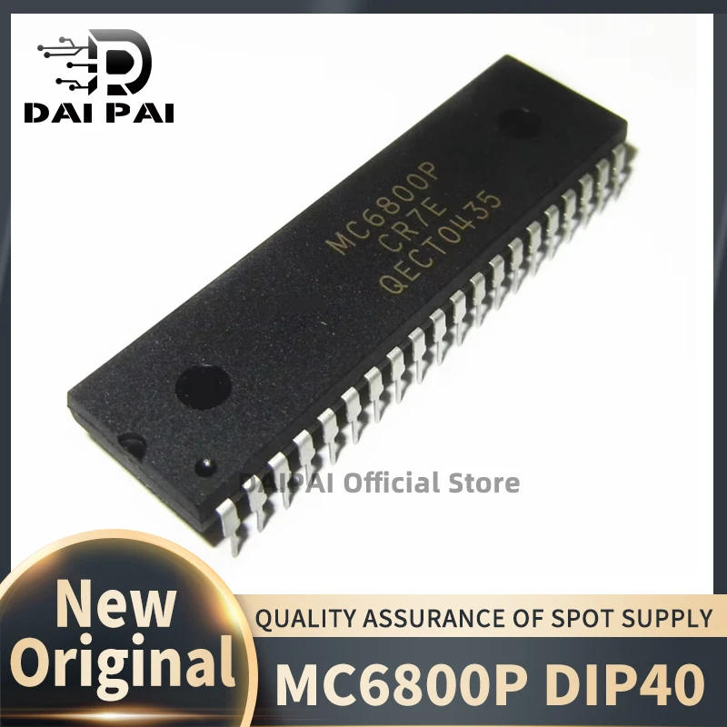 (2 piezas) 100% nuevo original MC6800P MC680 sello cerámico MOTOROLA microprocesador CPU para microcontrolador lógico ic