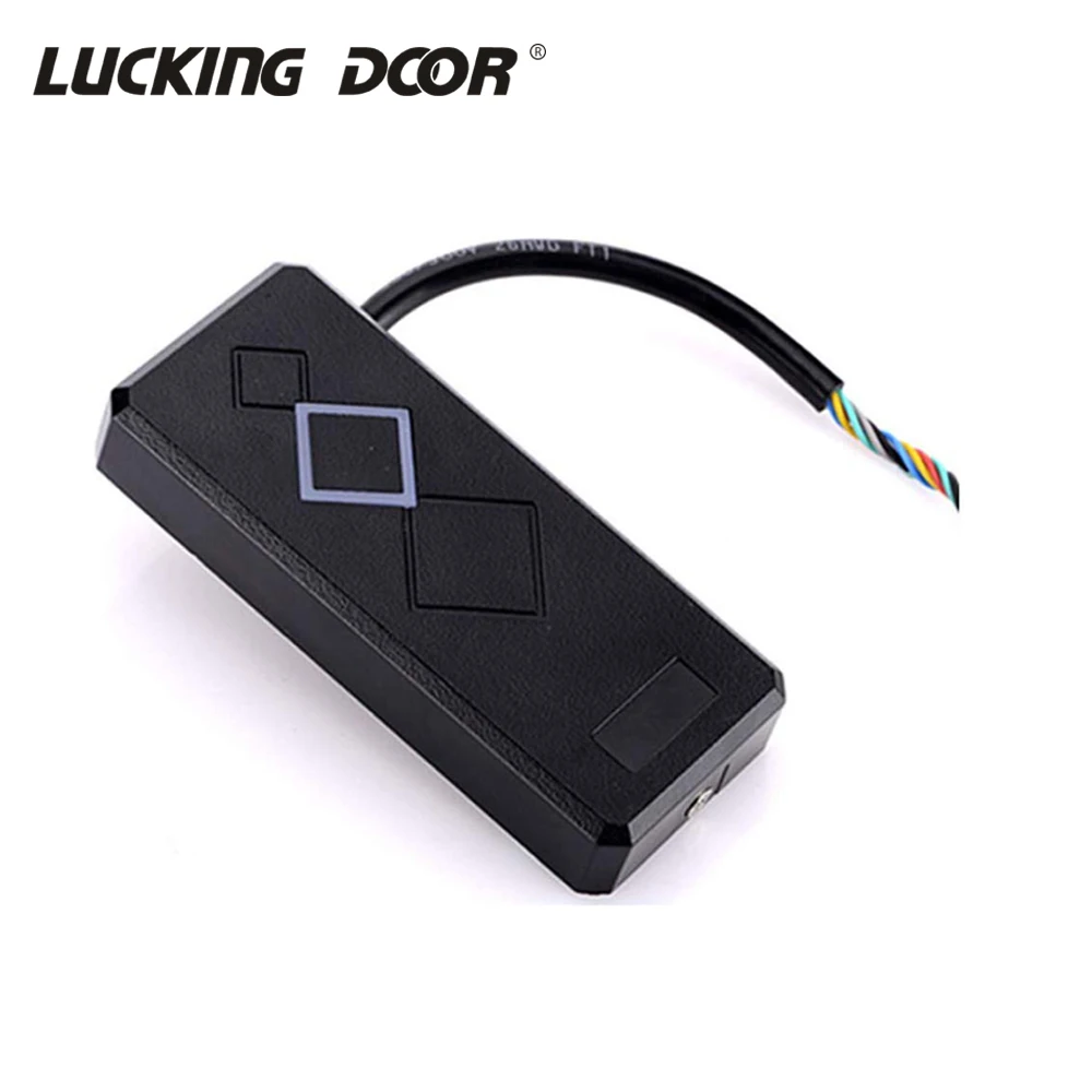 

Waterproof 13.56Mhz 125khz Card Reader Wiegand 26 34 Card Reader LED Indicators Security RFID EM ID Card Access Control Reader