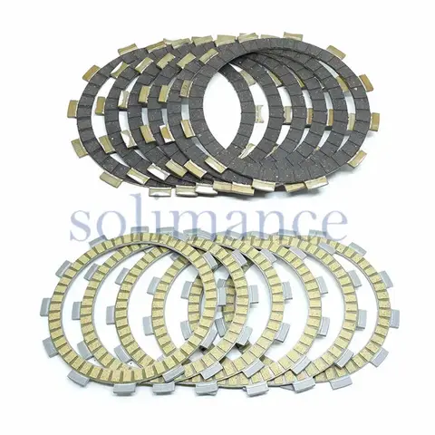 6 Motorcycle Friction Plates Clutch Kit for Suzuki DR400 DR400S DR400T Enduro GN400 GN400E GN400T GN400X RM400 SP400