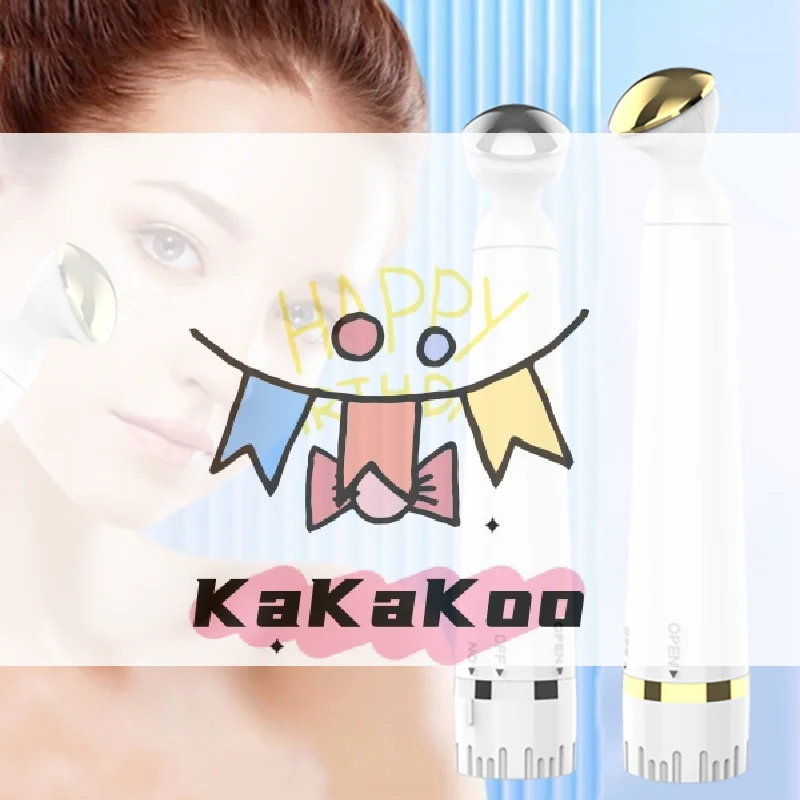 جهاز تدليك كهربائي صغير محمول باليد يعمل بالاهتزاز والوجه ومضاد للشيخوخة والتجاعيد والهالات السوداء قلم إزالة أدوات العناية بالبشرة التجميلية #1