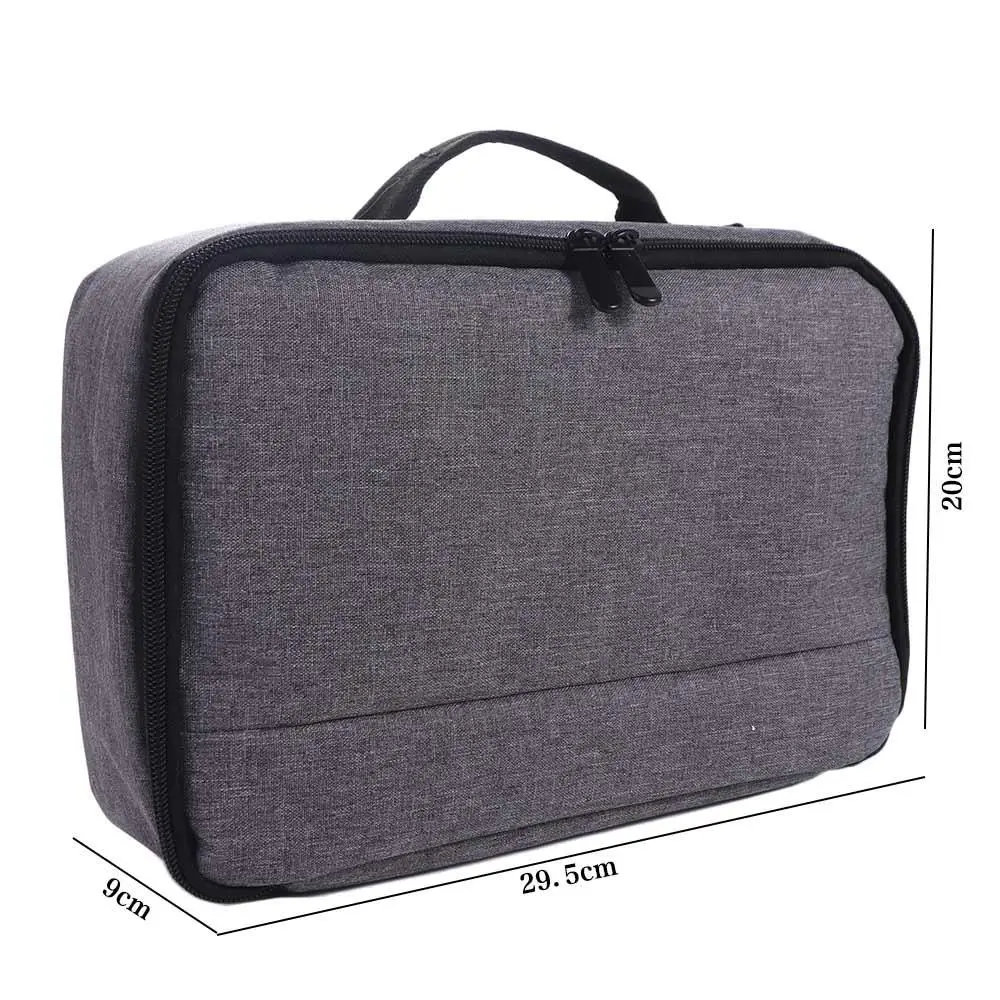 Universal Carry Handbag Projector Storage Bag Waterproof Business Style Projector Carrying Bag Grey With Handle Travel