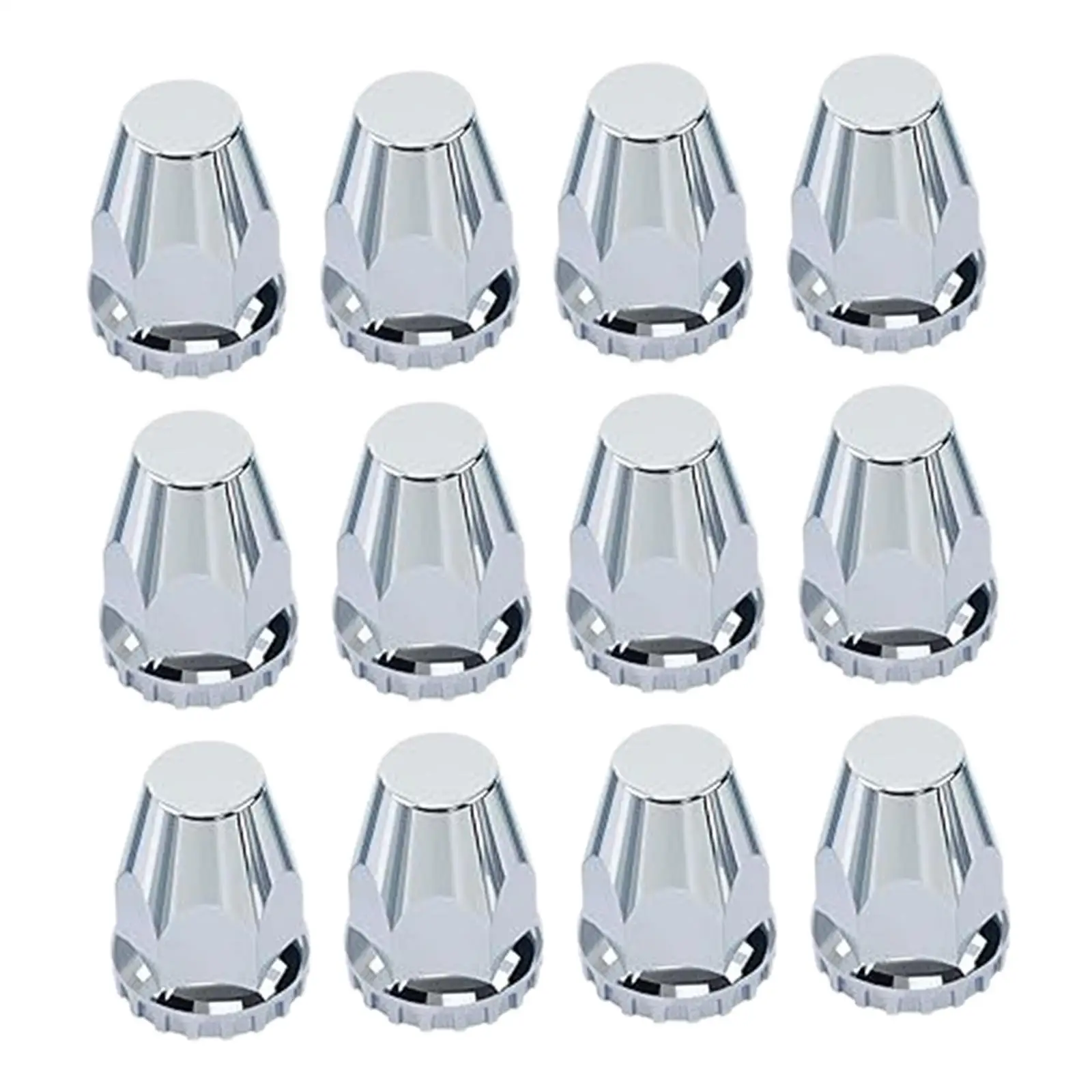 

Professional Truck Lug Nut Covers Protectors 33mm High Gloss Chrome ABS Replacement Upgrade for Wheel Hub Repair Parts