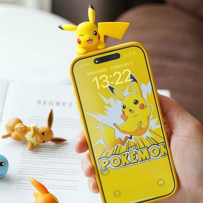Pokemon sonny Pup Series Mini Anime Figurka Pikachu Gengar Ozdoby na biurko Ozdoby na telefon komórkowy Ozdoby samochodowe