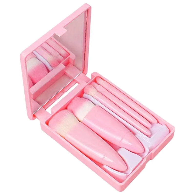 5PC Make-Up Pinsel Set Cosmetict Make-Up Für Gesicht Make-Up-Tools Frauen Schönheit Professionelle Grundlagen Lidschatten Pinsel