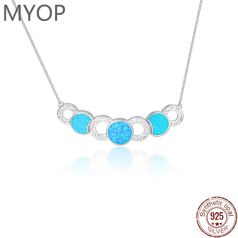 XYOP Hold Classic All-Match Jewelry Vitality 2023 Jewelry 925 Sterling Silver Opal Necklace