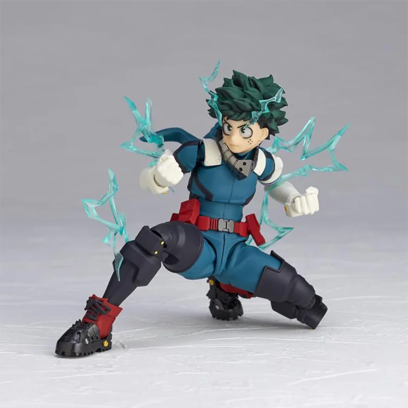 Original Kaiyodo My Hero Academia Amazing Yamaguchi Revoltech NR049 Izuku Midoriya Reissue  In Stock Anime Action Figures Model