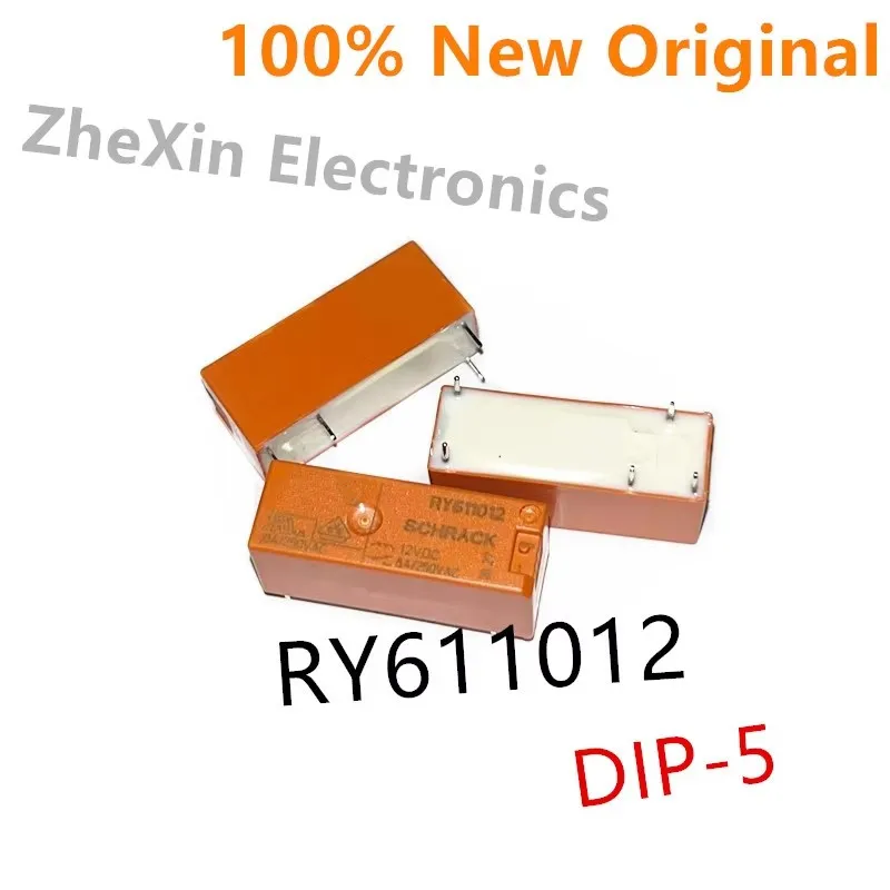 5PCS/Lot  RY611005 、RY611012 、RY611024  DIP-5  New original universal power relay  8A SPDT  1-1393225-7、1-1393225-9、2-1393225-1、