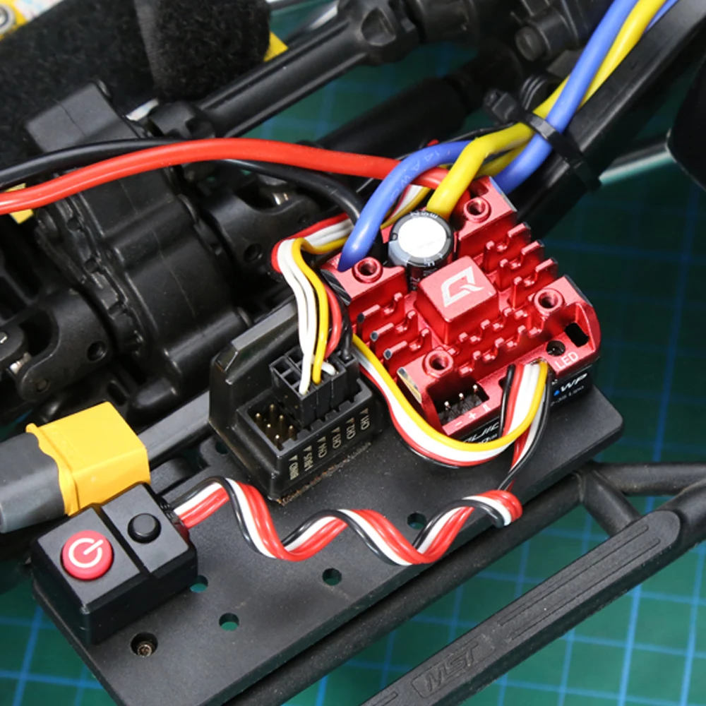 New HobbyWing WP 1080 G2 waterproof ESC is applicable to 1:10 TRX-4 90046 SCX10 RC Radio-controlled car upgrading power