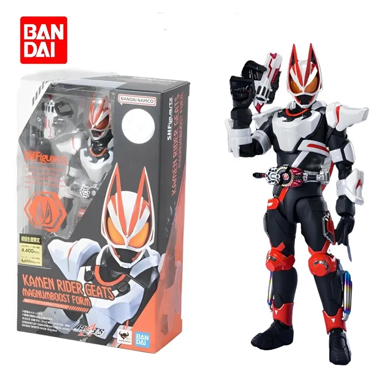 Bandai Original Anime Figure Model Shf Kamen Rider Geats Magnum Thruster Configuration Action Figure  Gifts For Children Toys