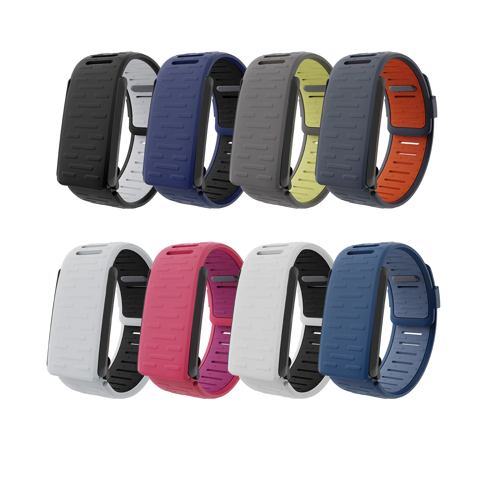 

SportFlex Wrist Band Soft-Touch Silicone Waterproof and Sweatproof Replacement Band Compatible for WHOOP 4.0 HRM
