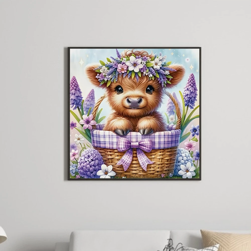 

30x30cm Animal 5D DIY Full Drill Round Diamond Painting Kit for Home Wall Decor