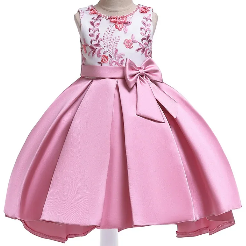 

Summer Flower Girls Dress Princess Wedding Party Dresses Children Kids Prom Gown Vestidos Baby Christmas Children Clothing