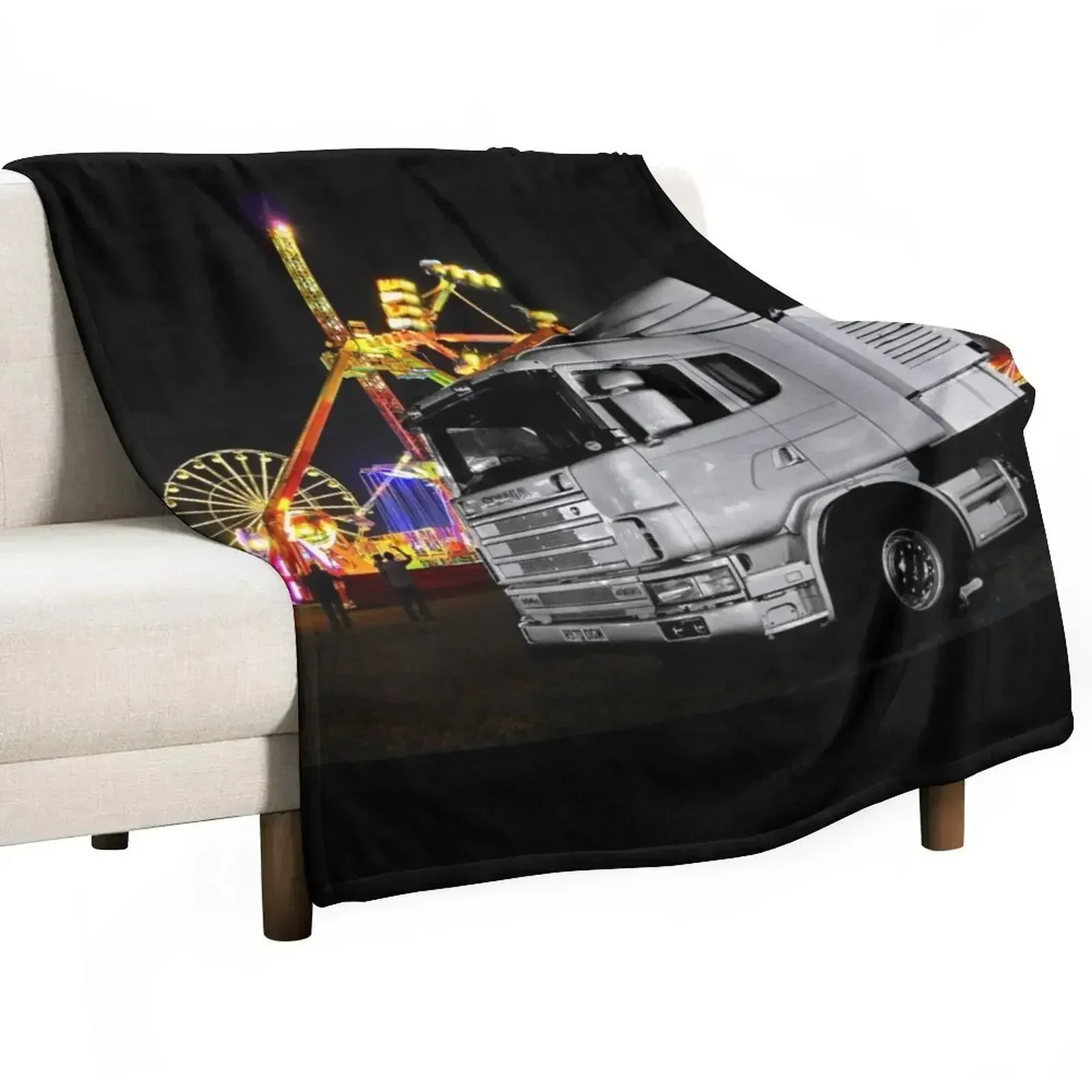 

Truck n rides Throw Blanket Baby Decorative Beds Summer Beddings Blankets