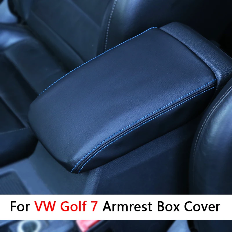 Car Central Armrest box protective cover Trim Decoration for Volkswagen VW Golf 7 7.5 MK7 7.5 GTI VII Accessories 2013-2019 2020