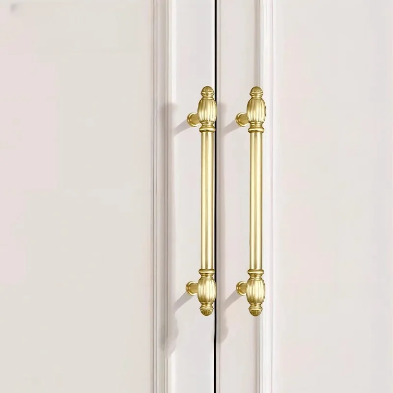 Bright Chrome/Gold Pumpkin Drawer Knobs Cabinet Handles Wardrobe Pulls Zinc Alloy Kitchen Accessories Nordic Furniture Handles