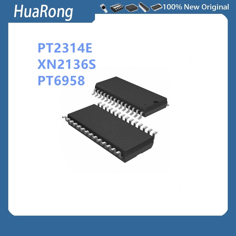10Pcs/Lot PT2314E PT2314 XN2136S XN2136 PT6958 SOP28