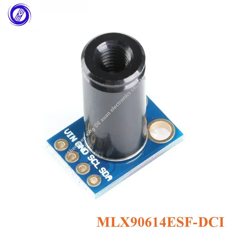 1Pcs GY-906 MLX90614 MLX90614ESF-DCI Sensor Module GY-906-DCI High Precision Infrared Temperature Measurement Sensor IIC PWM