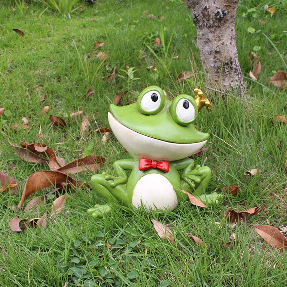 

Frog Shaped Resin Key Storage Box Jewelry Tray Desktop Organizer Ring Dish Plate for Hallway Entry Table Jewelry Display Stand