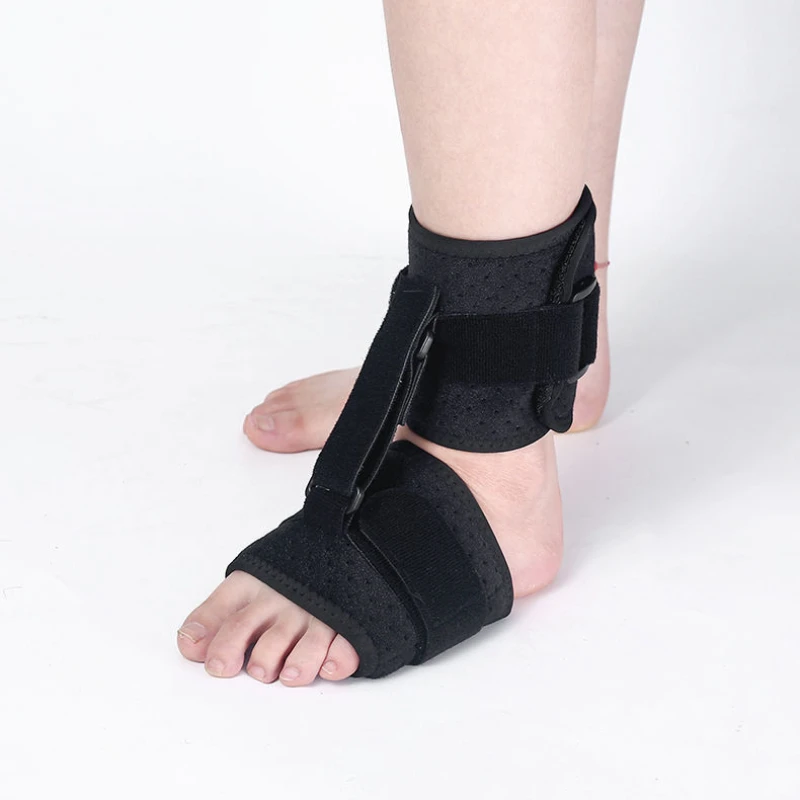 Adult Foot Drop Tension Strap Back Foot Support Ankle Orthotics Support Ankle Sole Stretch Brace for Day and Night Use