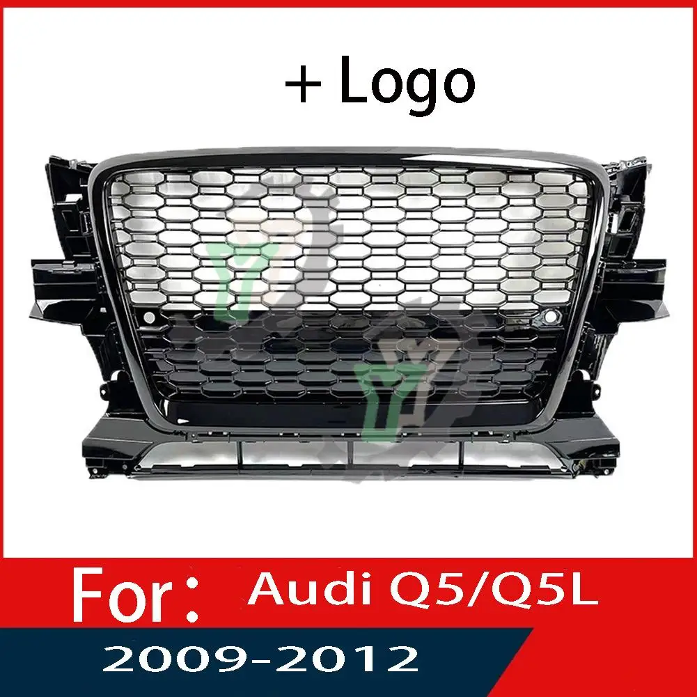 

Для Audi Q5/Q5L 2009 2010 2011 2012 автомобильный передний бампер решетка Центральная панель Стайлинг верхний гриль (модификация для RSQ5 стиль)