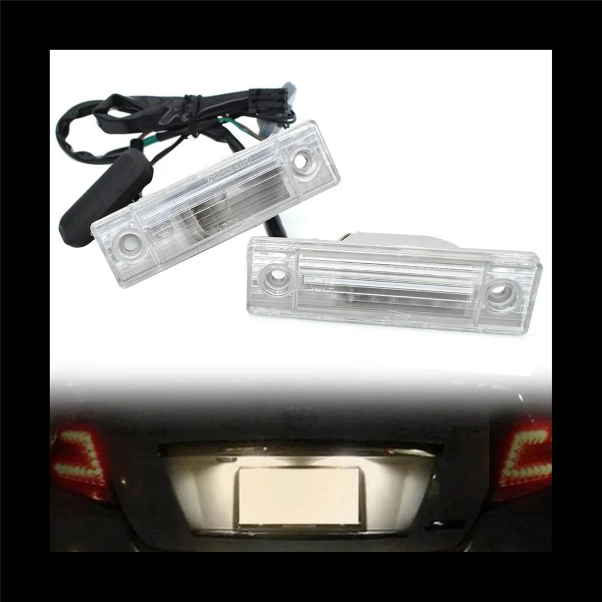 Auto 5 Pair Rear License Plate Light and Trunk Release Switch for Chevrolet Orlando Cruze 2011-2014 95961097 95107229