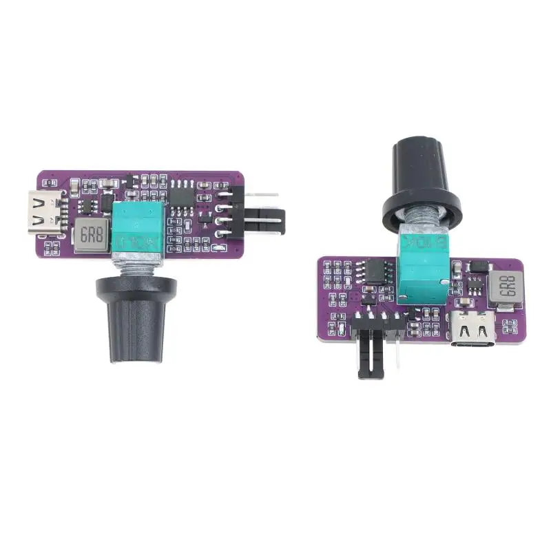 New PWM Speed Controller 4 Pin Fan Controller With Wind Speed Controller Regulator Switch Speed Module USB Type C DIY Project
