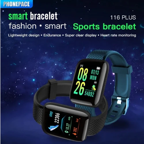 Pulsera inteligente de seguimiento de ejercicios con pantalla a Color, recordatorios de salud, ejercicio, conteo de pasos, notificaciones de información inteligentes