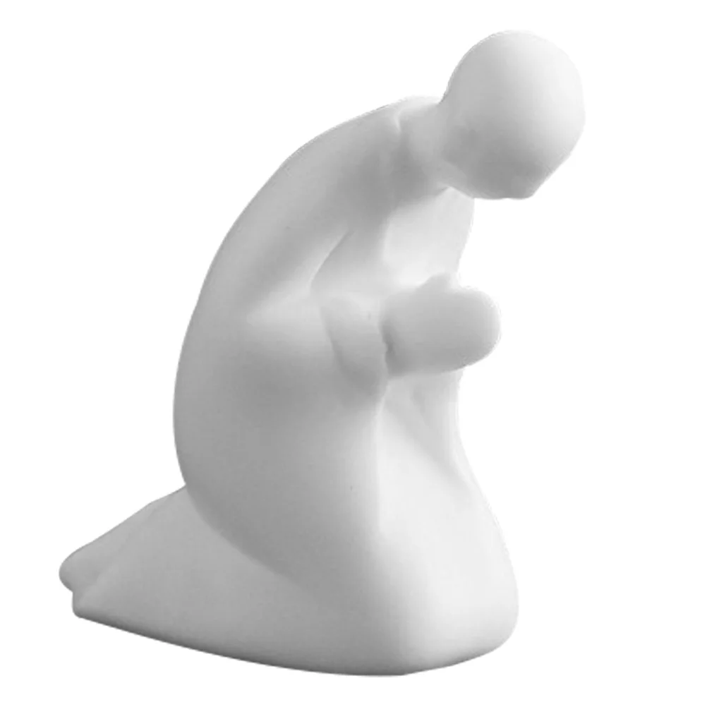 

Ceramic Figurine Mini Home Statues Decor Small Sculpture Indoor Clay Decoration