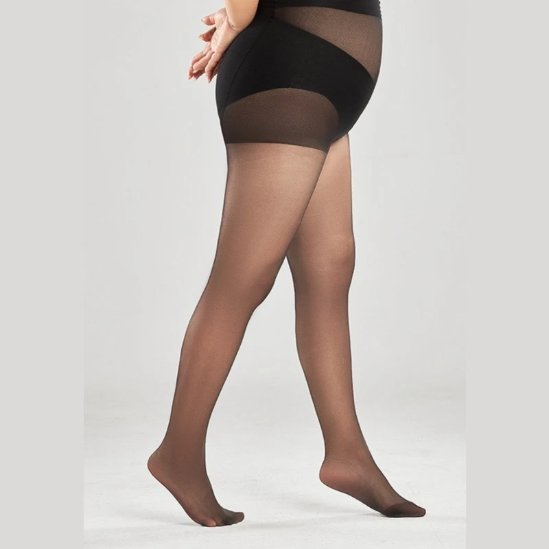 Plus Size Stockings For Large Size Women Summer Ultra Thin Anti Snagging Non Fading Lengthened Stockings Comfortable Elastic
