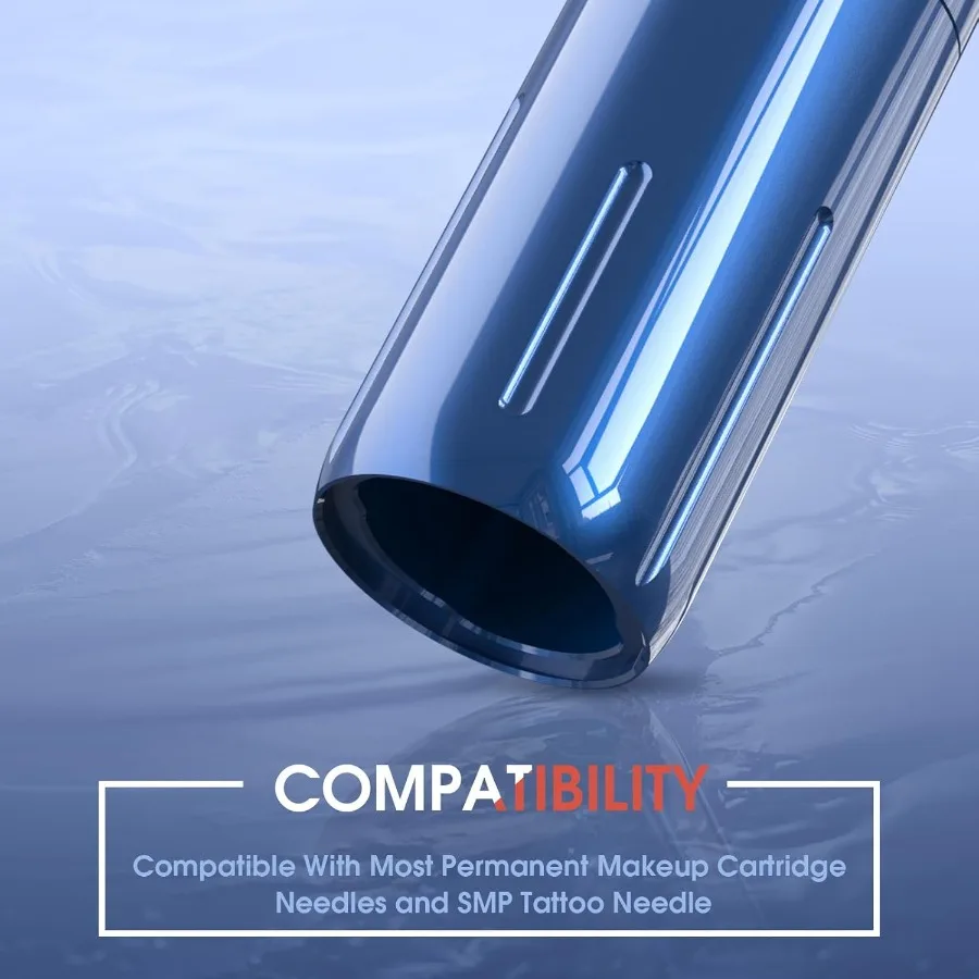 เครื่องสักคิ้วถาวรสำหรับมืออาชีพ ใช้สำหรับการสักแบบไมโครเบลดดิ้ง การลงเงา และการตัดเส้น  ปากกาสักโรตารี่น้ำหนักเบา