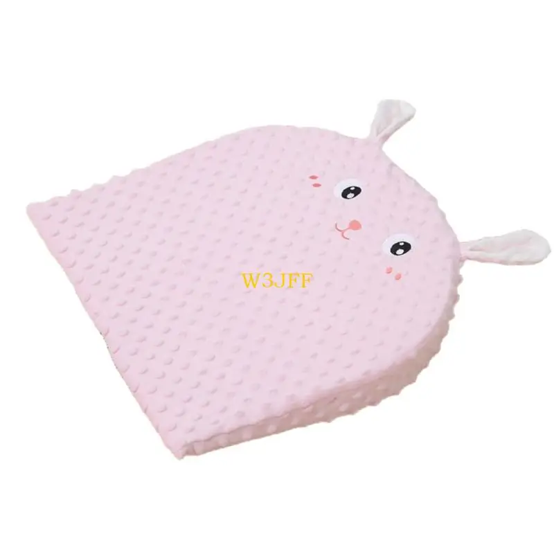 W3JF Wеdgе Incline Pillow Cartoon Pattern Ergonomic Nursing Pillow Breathable