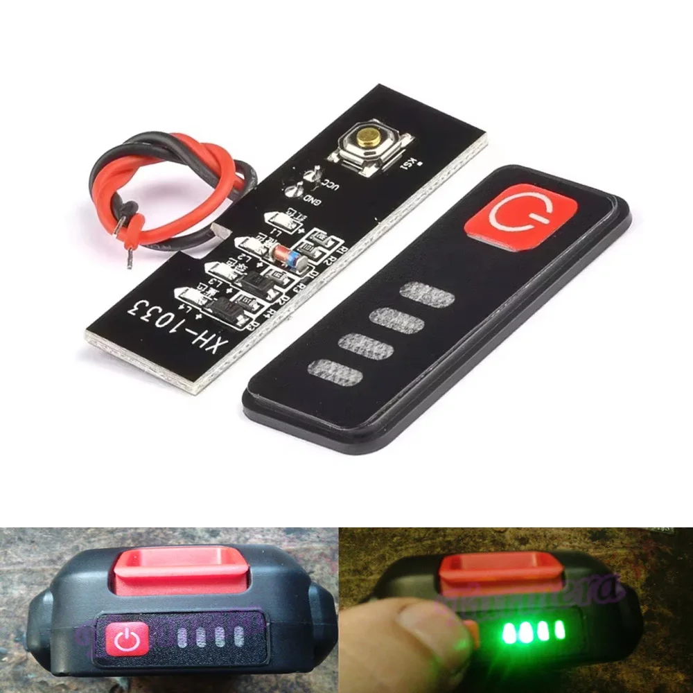 5S 18V 21V Electric Drill Screwdriver Battery Capacity Indicator LED Display 18650 Batteries for Makita Lithium Battery Display