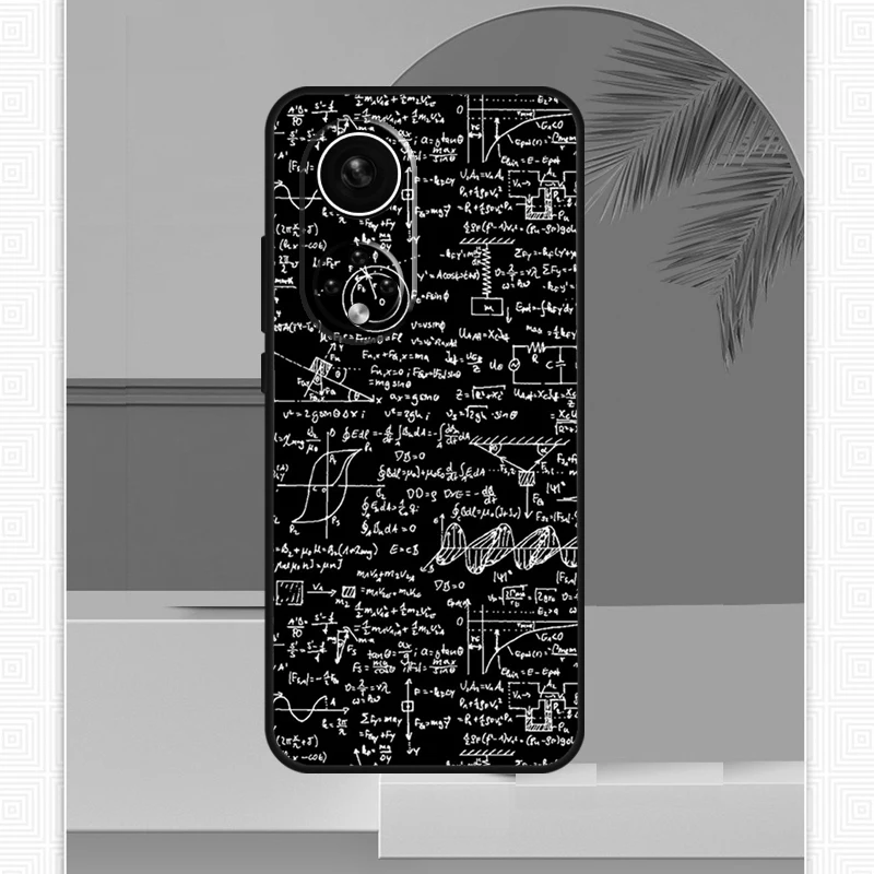 حافظة صيغة الرياضيات لعلوم الفيزياء لهاتف Honor Magic 400 Lite 200 5 6 7 Pro Honor X9c X9b X9a X8b X8a X8 X9 50 70 90