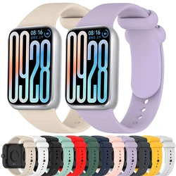 Silicone Strap for Xiaomi Mi Band 8/9 Pro Sports Replacement Bracelet Wristband Correa for Xiaomi Redmi Watch 6/5/4 Accessories