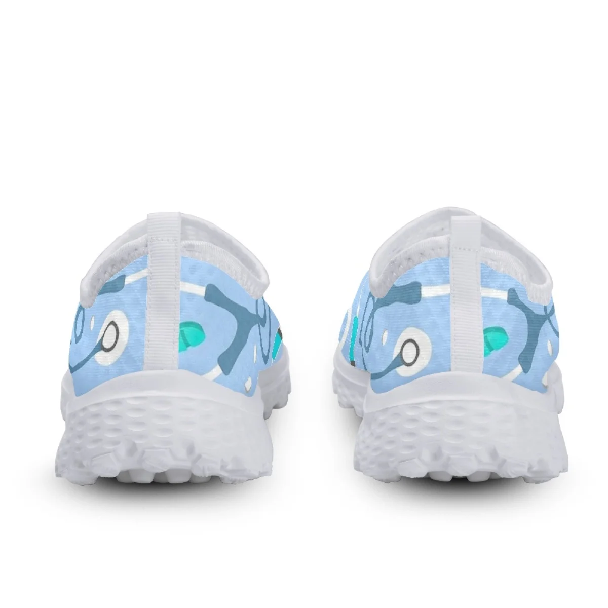 Belidome Cartoon Medical Shoes for Women Casual Slip On Nurse Sneaker Breathable Walking Shoes Mesh Loafers Zapatos Para Mujeres